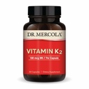 Dr. Mercola Vitamin K2-180 mcg Vitamin K2 as MK-7 - Supports Healthy Arterial Function & Heart Health - Non-GMO, Gluten-Free & Dairy-Free - 30 Capsules (30 Servings)