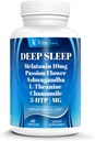 18-in-1 Melatonin10 mg , Natürliche Tiefschlafergänzung für Erwachsene, Nicht-Habit-Formung, Ashwagandha, L-Theanin, Magnesium, Kamille, 5-HTP, Non-GMO