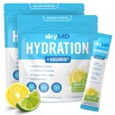 skyMD Daily Hydration | Electrolytes Powder Packets | Low Sugar, 10 Calories | 12 Vitamins & Minerals, Sodium | Drink Mix for Energy and Recovery | Lemon Lime | 32 Sticks