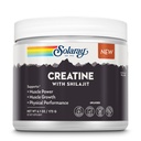SOLARAY Creatine with Shilajit – Muscle Power and Growth Support with Creatine Monohydrate and L-Leucine Amino Acids – Unflavored Powder – Vegan, Gluten Free – 30 Servings, 6.1 OZ