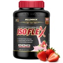 ALLMAX ISOFLEX Pure Whey Isolate Protein Powder - Gluten Free, Low Lactose, Sugar-Free - High-Protein, Clean, Keto-Friendly for Pre Post Workout Supplement for Women and Men | Strawberry, 5lb