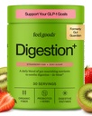 Feel Goods Gut Guardian, Organic Fiber, Probiotic & Prebiotic Powder, Sugar Free, Kräuter für Bloat, Gut Health Support, Verdauungsgesundheit für Männer und Frauen, Non GMO, Vegan, Erdbeer Kiwi, 30 Servierungen