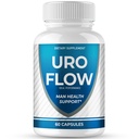 Uroflow for Men Capsules, URO Flow for Prostate Pills, Uroflow Supplement Caps - Maximum Strength, All Natural for Wellness & Comfort, Advanced Formula Overall Health & Wellness Reviews (60 Capsules)