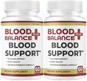 (2 Pack) BloodBalance Plus Capsules - Official BloodBalance Plus Support Supplement Premium Pills All Natural Advanced Formula Multivitamin for Overall Health & Wellness, 120 Capsules for 2 Months