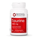 PROTOCOL FOR LIFE BALANCE Taurine 1,000mg - Amino Acid Like - Muscle, Heart, Brain, and Eye Health - 100 Veg Caps