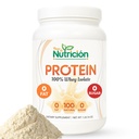 Whey Protein Isolate Powder, Unflavored, 1 lb – 0g Sugar, Low Carb, Keto-Friendly – Lactose-Free, Gluten-Free, High Protein Supplement for Shakes, and Smoothies