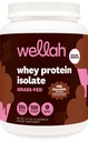 Wellah Grass-Fed Whey Protein Isolate Powder (Milk Chocolate) 30 Servings - with Prebiotics, Enzymes & Probiotics, 20g of Protein, 100 Calories, Naturally Sweetened
