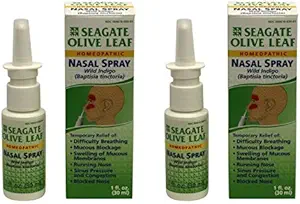 Seagate Produkte Homeopathic Olive Leaf Nasal Spray 1 Unze Flasche, 2 Packung, 1 Fl Oz (Pack mit 2)
