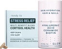 Haut- & Stress-Relief-Set | Cortisol Gesundheit & Anti-Aging-Ergänzungen mit Ashwagandha, Hyaluronsäure, Ceramide, Biotin & Antioxidantien | Calm, Haut und Haar-Unterstützung