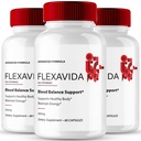 Flexavida Capsules, Official Flexa Vida Blood Optimizer Supplement Pills with All Natural Ingredients - Maximum Strength, Advanced Formula Flexavida Health & Wellness Support Reviews (3 Pack)