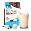 WILD SOCIETY - Premium 100% Grass Fed Whey Protein Powder + Superfood Mushrooms & Adaptogens - 25g Protein, Clean Protein Powder, 0 Added Sugar, Non GMO, Gluten Free - Vanilla Bean, 17.5 oz