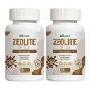 inGreens 6-in-1 Zeolite Detox Capsules 2200mg, Activated Charcoal, Bentonite Clay, Immune System, Overall Wellness for Women & Men, 120 Capsules