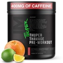 RAW Thuper Thavage Pre Workout Powder - High-Stim Preworkout with Creatine, Beta Alanine, L-Citrulline & Caffeine - Chris Bumstead Gym & Fitness Supplement for Men & Women - Citrus Grapefruit