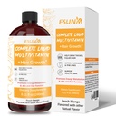 Hair Growth Liquid Multivitamin | Biotin for Hair Growth Supplement | Clinically Tested in Women for Thicker Hair & Facial Wrinkle | Skin Care | Ages 18+ | 8.11 Fl Oz