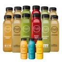 PUR Cold-Pressed Juice – CUR Juice Cleanse with Wellness Shots – Supports Digestion, Immunity & Energy – Greens, Lemonade, Celery Kick & More – 12 Bottles & 6 Functional Shots