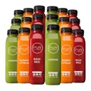 PUR Cold-Pressed Juice – Daily Juice Kit 18 Pack – Green, Sunny Citrus and Raw Red – Supports Digestion, Energy & Cleanse Days – Hydrating, Plant-Powered – Pressed at Source