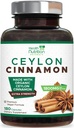 Ceylon Cinnamon Kapseln 1800mg - Certified Organic Ceylon Cinnamon Powder Supplement, Bottled in USA, Extra Strength Energy & Heart Support Pills, Non-GMO & Gluten Free, Sugar Free - 180 Kapseln