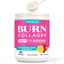 Venture Pal Multi Collagen Burn Powder - Type I, II, III, V & X Collagen Peptides with L-Carnitine, Hyaluronic Acid, Vitamin C & Green Tea - Supports Healthy Metabolism, Skin, Hair, Nails