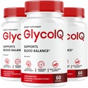 (3 Pack) GlycoIQ Capsules - Official Glyco IQ Support Supplement All Natural Premium Advanced Formula - Maximum Strength, GlycoIQ Multivitamin for Overall Health & Wellness, 180 Capsules for 3 Months