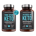 Vitamin Bounty Tune Your Keto Multivitamin + Recover On Keto Electrolytes - Daily Nutrition & Keto-Friendly Hydration - 2 Supplement Bundle