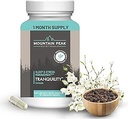 Mountain Peak Nutritionals Tranquility Formula - Unterstützt Gehirngesundheit, Schlaf- und Stressmanagement - Vitamin B6, Vitamin B12 und Adaptogene - Allergische Nahrungsergänzung (90 vegetarische Kapseln)