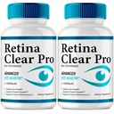 Retina Clear Eye Supplement - Retina Clear for Eyes Capsules - Maximum Strength, Advanced Formula All Natural Visual Wellness, RetinaClear Pro Reviews (2 Pack)