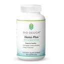 Hemo Plus - Iron Complex Formula - Highly Absorbable Blood Builder Supplement with Vitamin C, Folate, B6, B12, & Liver - Supports Healthy Blood Production & Energy - 90 Capsules