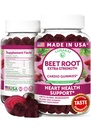 Lunakai USA Made Beet Root Gummis mit Antioxidant Blend - Delicious Non-GMO Beet Chews, 60ct