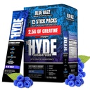 ProSupps Mr. Hyde Signature Pre Workout Drink Mix- Performance, Energy & Endurance with Creatine, Beta Alanine & Caffeine - Clean Gym Supplements for Men & Women (Blue Razz, 12 On-The-Go Packets)