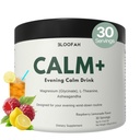 Calm+ Evening Drink Mix for Relaxation (Magnesium Glycinate, L-Theanine & Ashwagandha) Ultra Powdered Drink for Cortisol Balance & Evening Wind-Down Ritual & Daily Balance – 30 Servings