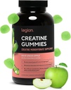 LEGION Creatine Monohydrate Gummies for Men & Women – Clean Chewable Creatine Supplement for Strength, Endurance & Muscle Recovery – 30 Sour Green Apple Flavor Servings – No Artificial Flavors