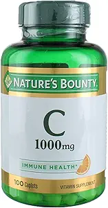 Nature's Bounty Vitamin C, 1000mg, 100 Caplets (Pack von 3)