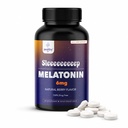 Melatonin Fast Dissolve 6mg Tablets, Natural Berry Flavor, 100 Count, Extra Strength Sleep Support for Adults, Non-Habit Forming, 100-Day Supply