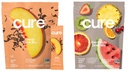 Cure Hydration | Plant-Based Electrolyte Drink Mix | Energy & Dehydration Bundle | No Sugar | Coconut Water |100mg Caffeine | Non-GMO | Vegan | 14-Pack Peach Tea & 8-Pack Tropical Variety