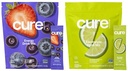 Cure Hydration | Plant-Based Electrolyte Drink Mix | Energy & Dehydration Bundle | No Sugar | Coconut Water |100mg Caffeine | Non-GMO | Vegan | 14-Pack Each: Acai Berry & Lime