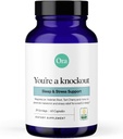 Ora Organic Natural Sleep Aid Supplement Stress Support Calming Kräutermischung mit Melatonin aus Tart Cherry - Inklusive Magnesium Citrat, Valerian Root, und Zitronenbalm - 1 Monat Versorgung, 60 Kapseln