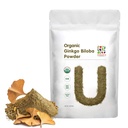UNLEASH'D ORGANIC Organic Ginkgo Biloba Powder 16 oz, 100% Pure, Vegan, Raw, Non-GMO, Nutrient-Rich Superfood