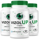 (3 Pack) VizolUp Capsules – Vizol Up Supplement with Natural Ingredients | Premium Eye Care Formula for Visual Clarity, Eye Strain Support & Vision Support | Easy-to-Take Pills (180 Capsules)