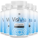(5 Pack) Visivra Capsules, Official Visivra Vision Pills Supplement with All Natural Ingredients, Advanced Eye Health Formula, Maximum Strength Vision Support Vitamin for Women and Men (300 Capsules)