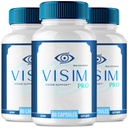 Visim Pro Vision Support, Official Visim Pro Eye Health Supplement Capsules - Extra Strength All Natural VisimPro for Visual Wellness & Crystal Clear Vision, Eye Vitamin Pills Reviews (3 Pack)