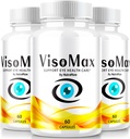 NutraRize (3 Pack) VisoMax Capsules, Official Eye Health Formula, All-Natural Eye Supplement to Maintain Normal Vision, Viso Max Support Visual Performance, Viso Max Pills Review (180 Capsules)