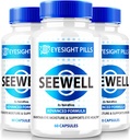 NutraRize (3 Pack) Seewell Capsules - Official Vision Vitamins for Overall Eye Health, All Natural Eye Essentials, Premium Supplement for Healthy Eyes, See Well Eyesight Reviews (180 Capsules)