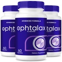 (3 Pack) Ophtalax – Official Eye Health Support with Natural Plant-Based Blend for Vision Clarity, Eye Care & Screen-Time Comfort | Easy-to-Take Daily Eye Formula, Review (180 Capsules)