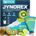 Electrolytes Powder Packets Sugar Free, Electrolyte Drink Mix with Lemon Lime Watermelon Peach Berry Kiwi Tropical Punch Lychee Cranberry, 10.5OZ (30 Servings (Pack of 1), Lime Kiwi)