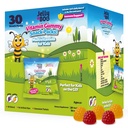 Kids Daily Multivitamin - Healthy Snacks For Kids – No Sugar, No Dyes, Monk Fruit Sweetened, Vegan, Gluten-Free- 100% Daily Value of Vitamins C, D3, Zinc – 30 Travel Lunch Packs of Sugar Free Gummies