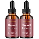 (2 Pack) Pureveen Thyroid Balance Drops, Official Pureveen Drops with All Natural Ingredients, Advanced Health and Wellness Support, Max Strength Multivitamin Thyroid Support Supplement (60 Servings)