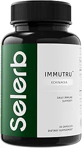 Selerb Immununterstützung mit Echinacea und Zink- 30 Kapseln, GMO Free