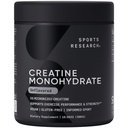Sportforschung Creatine Monohydrate - Gewinnen Sie Lean Muscle, Verbesserung der Leistung und Stärke und Unterstützung Workout Erholung - 5 g Micronized Creatine - 10.58 oz