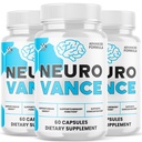 (3 Pack) Neuro Vance Capsules, Official NeuroVance Pills with All Natural Ingredients, Advanced Neuro Vance Optimal Brain Health & Wellness Support with Premium Vitamins for Women & Men (180 Capsules)
