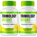 Trimology Weight Capsules, Official Trimology Weight Supplement Pills - Extra Strength, All Natural Keto Capsule to Sustain Active Lifestyle & Fitness Goals, TrimologyWeight Reviews (2 Pack)